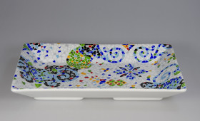 Bandeja c/ pie 20 x 13cm 3008/32G