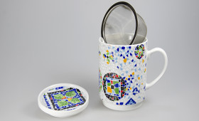 Tisana c/filtro inox+tapa 2735/32G