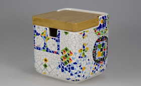 Salero cocina c/tapa madera 2984/32G
