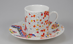 Taza café 5cl. con plato 9/32GR